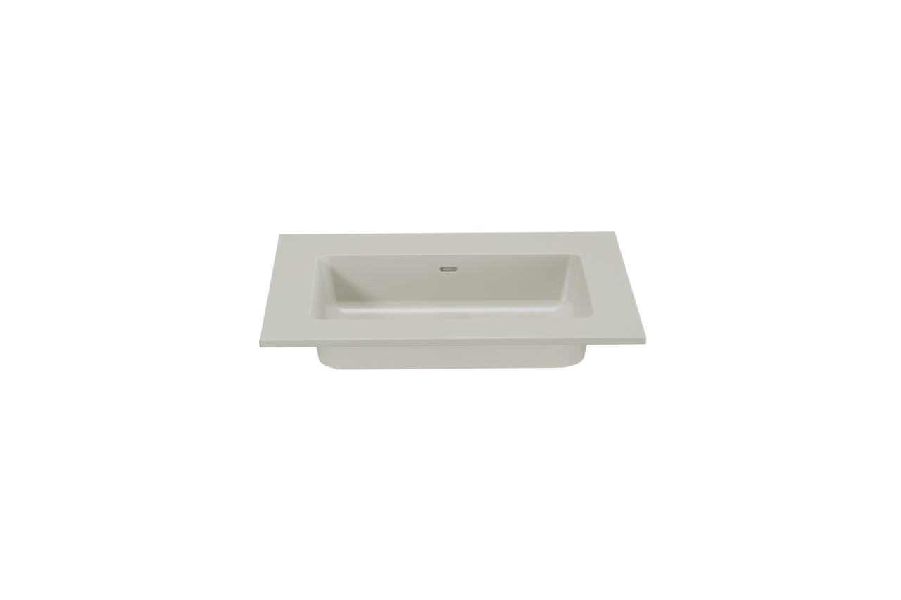 Storke Diva plan simple top solid soie grise matte 65 x 52 cm