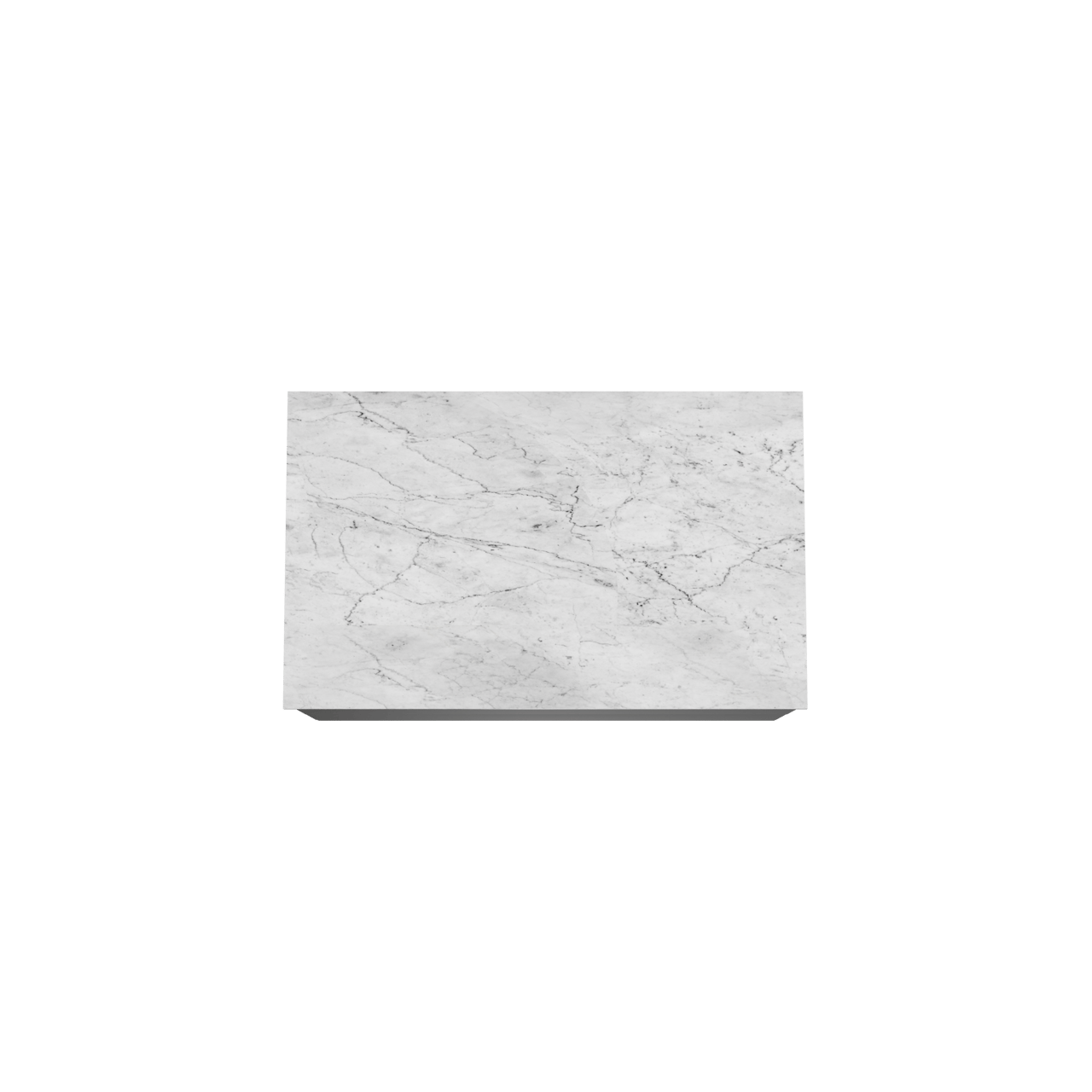 Balmani Mitra meuble salle de bains suspendu 90 x 55 cm noir mat avec Stretto tablette simple en marbre carrara