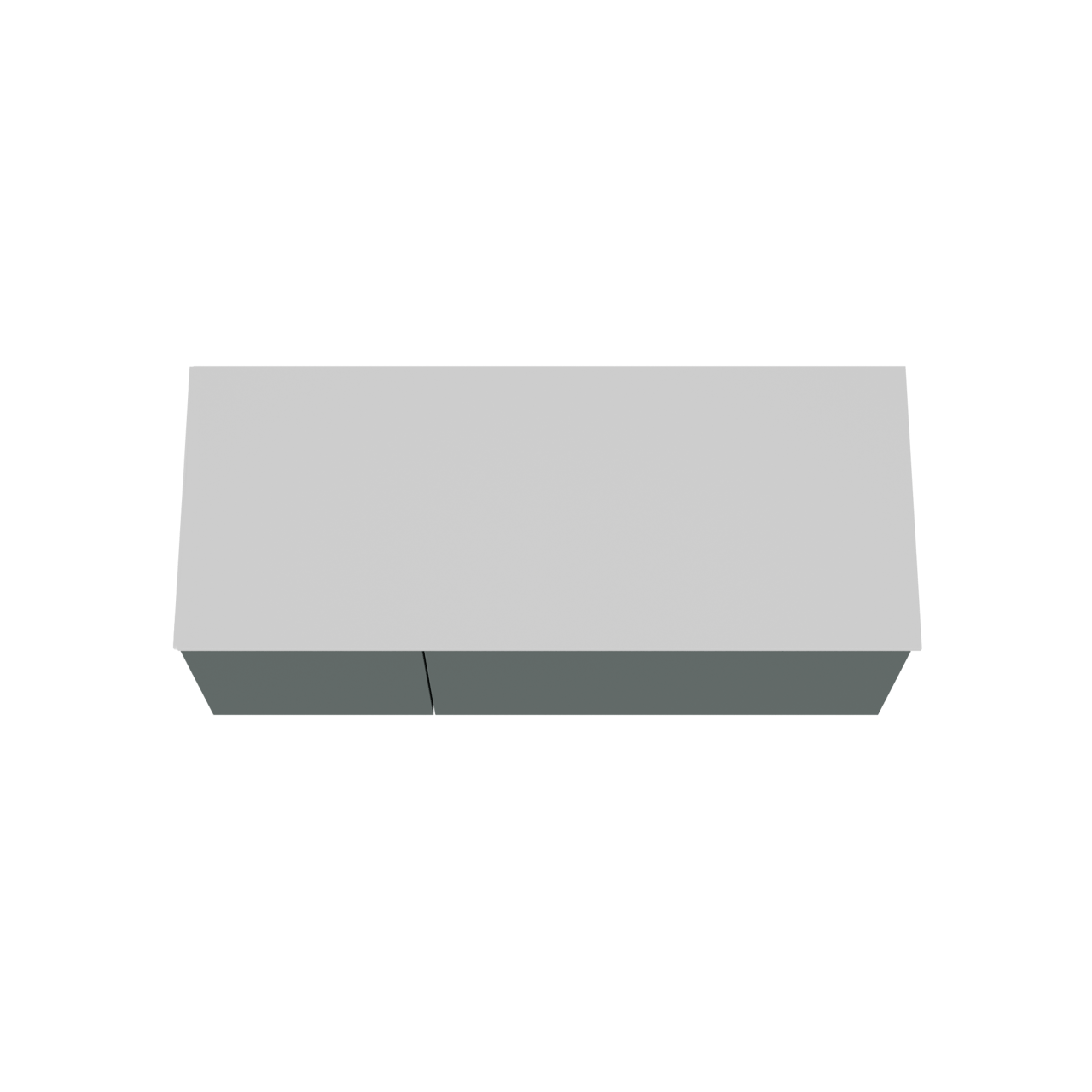 Balmani Sfera hängendes Möbelstück Set: 135 x 55 cm, Forest, mit Stretto Einzel- oder Doppel Waschtischplatte, Solid Surface Weiß matt