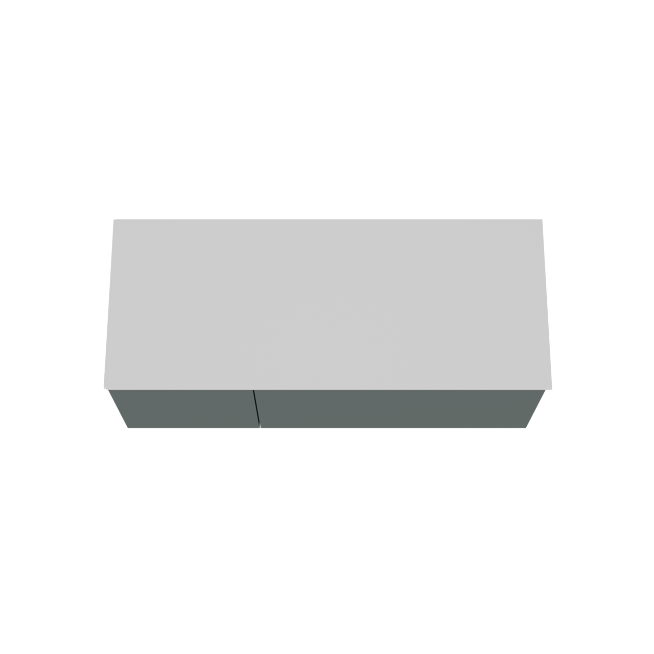 Balmani Sfera hängendes Möbelstück Set: 135 x 55 cm, Forest, mit Stretto Einzel- oder Doppel Waschtischplatte, Solid Surface Weiß matt