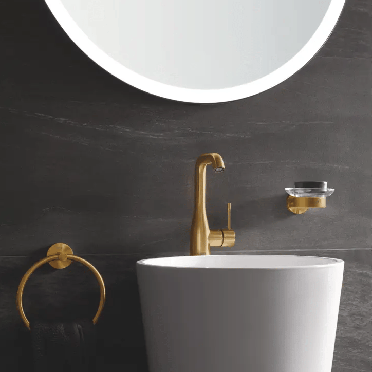 Grohe Essence L-Size wastafelkraan Brushed Cool Sunrise