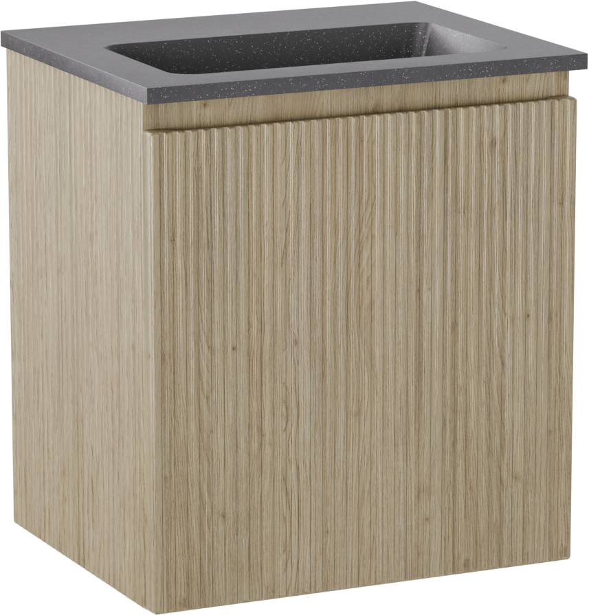 Storke Seda meuble salle bains avec lavabo Scuro