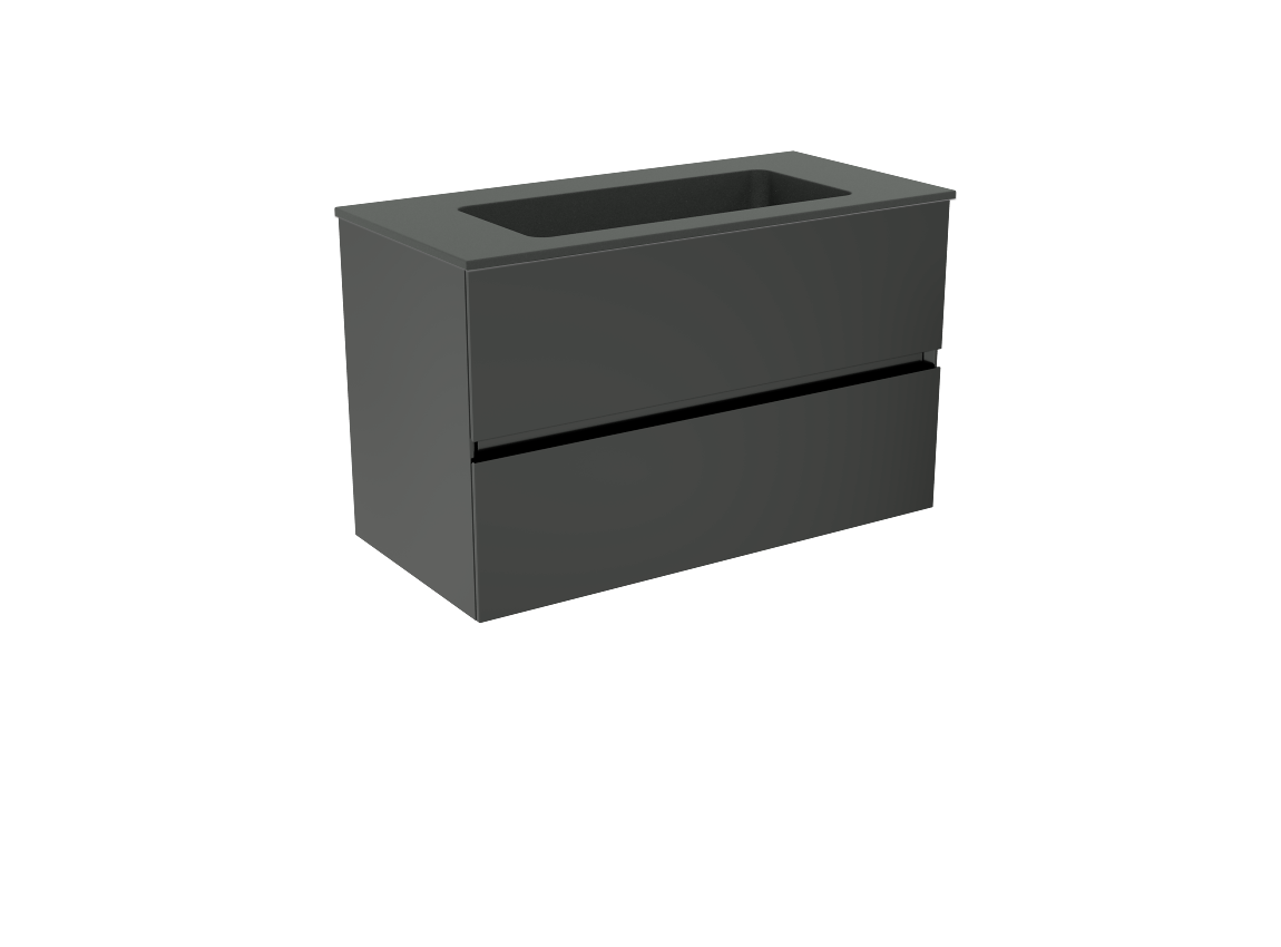 Storke Edge badkamermeubel met Scuro Wastafel