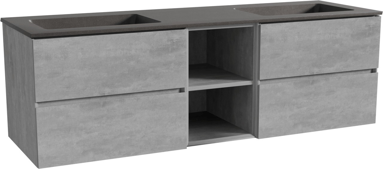 Storke Edge badkamermeubel met Scuro wastafel