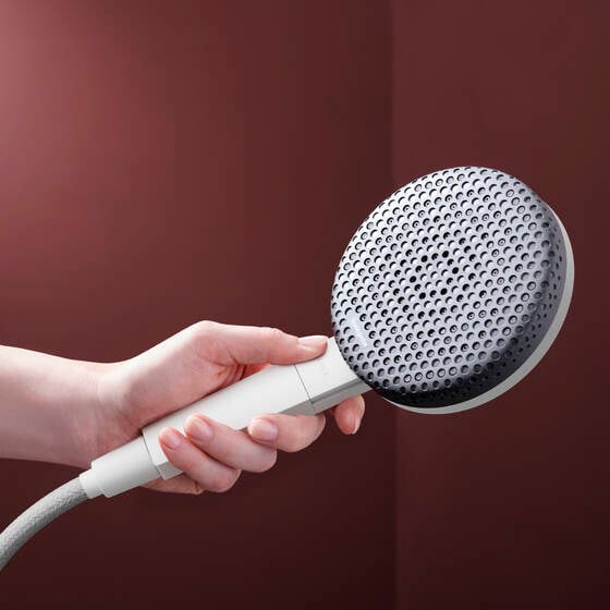 Hansgrohe Raindance Alive Select S 125 douchette 3 fonctions de jet Blanc mat