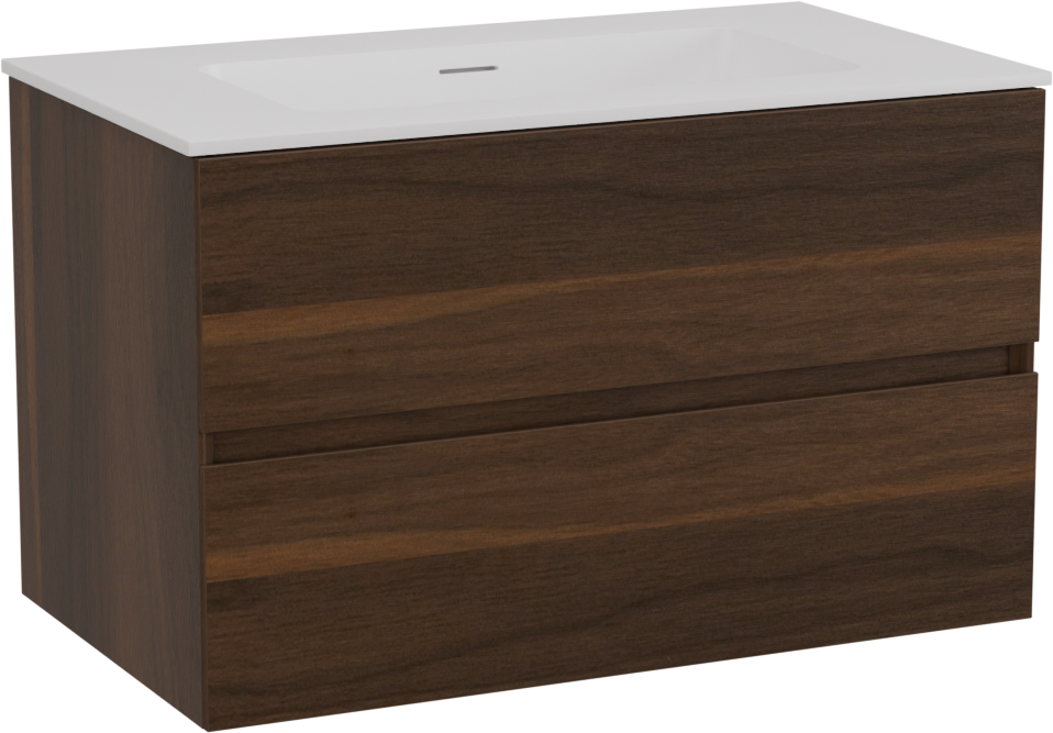 Storke Edge Badmöbel mit Mata Waschtisch