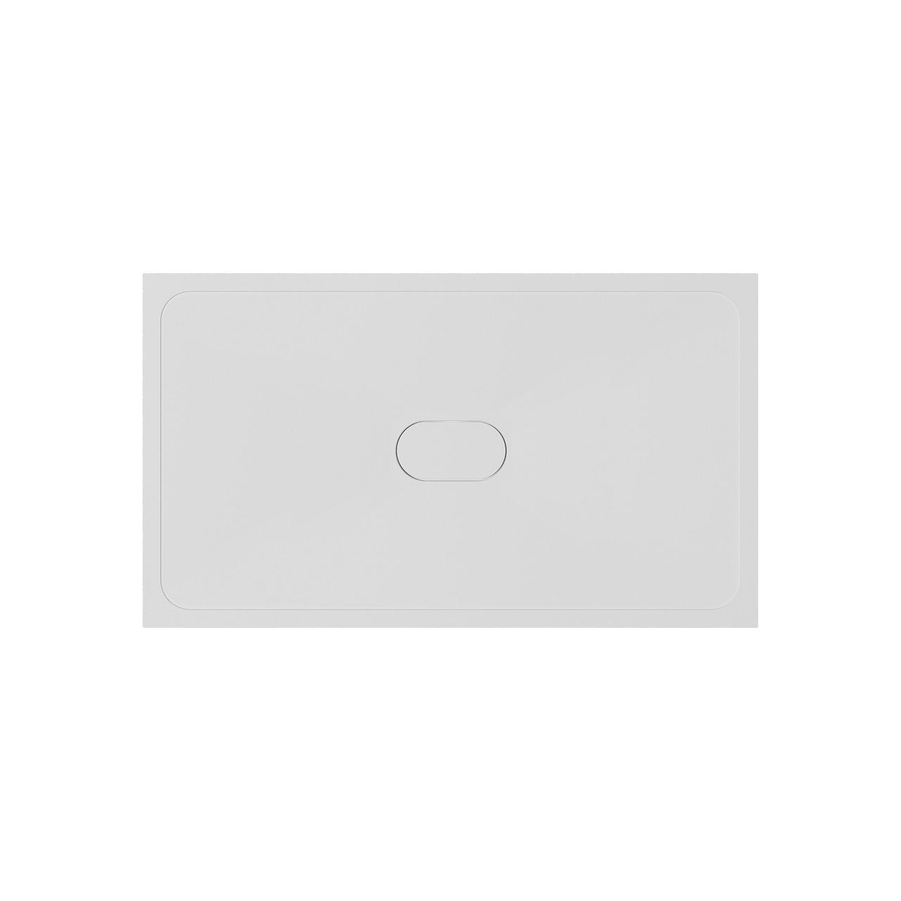 Balmani Artic douchebak 140 x 80 cm top solid mat wit