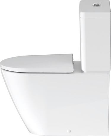 Duravit D-Neo wc à poser blanc brillant sans rebord