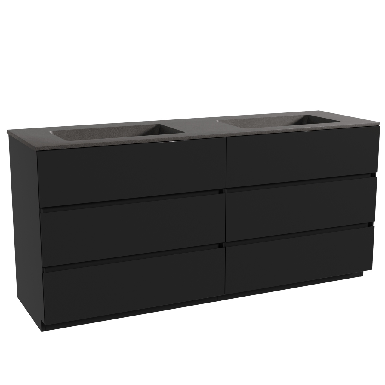 Storke Edge Badmöbel Set mit Scuro Waschtisch