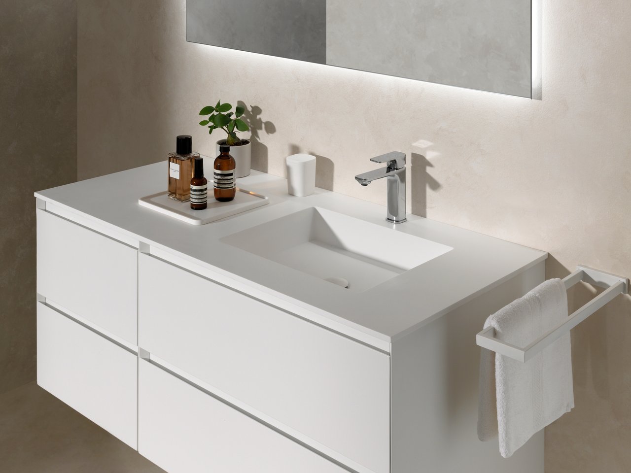 Blaufoss Radiant robinet de lavabo chrome brillant