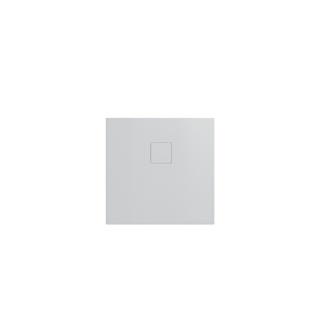 Linie Rumba douchebak 80 x 80 cm acryl mat wit leisteenstructuur