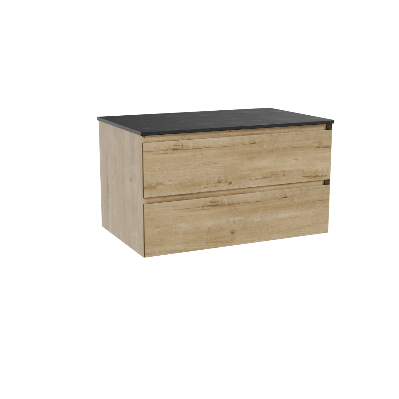 Balmani Mitra meuble salle de bains avec tablette pour vasques Stretto