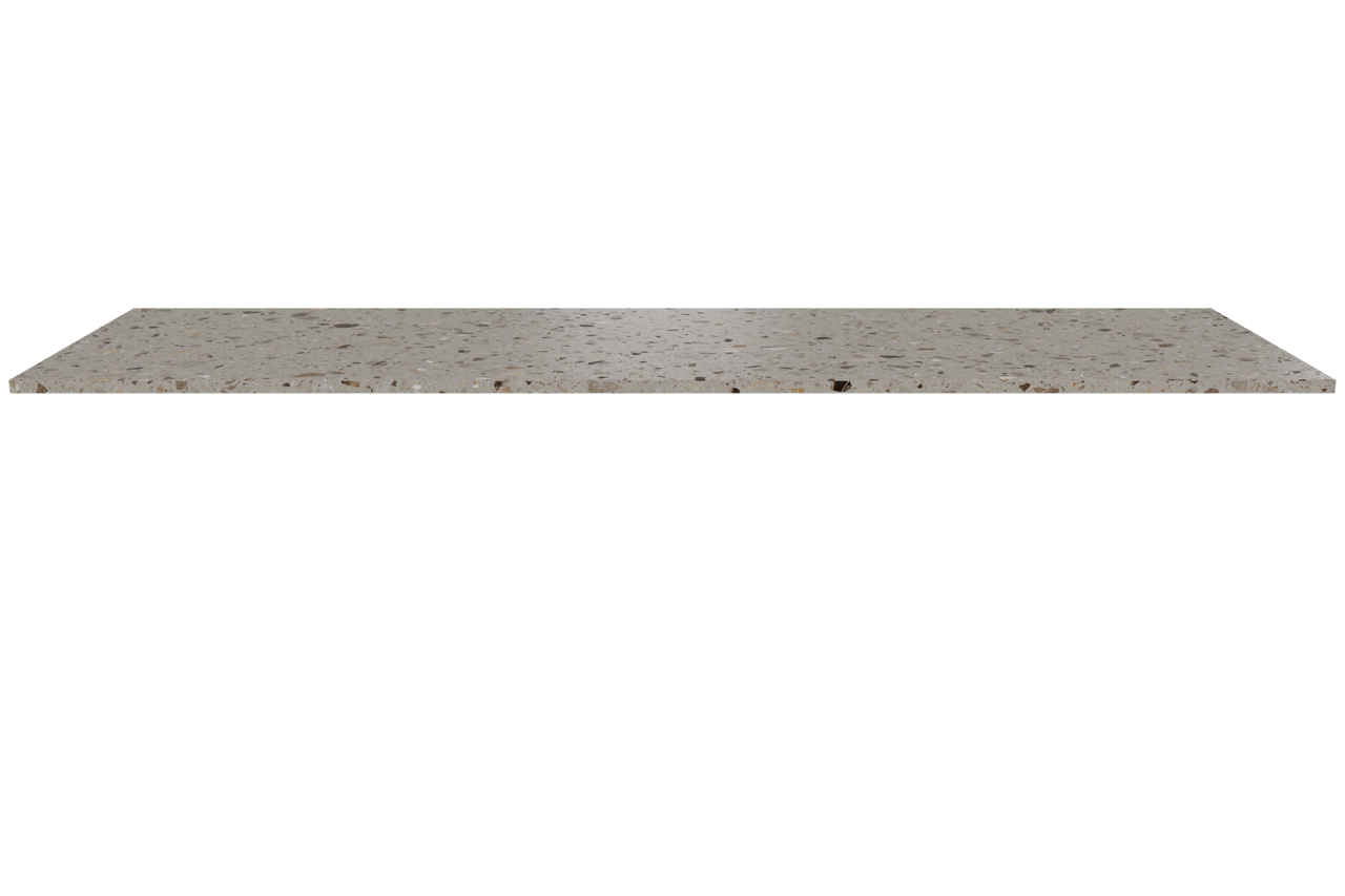 Balmani Stretto tablette simple ou double terrazzo greige 180 x 55 cm