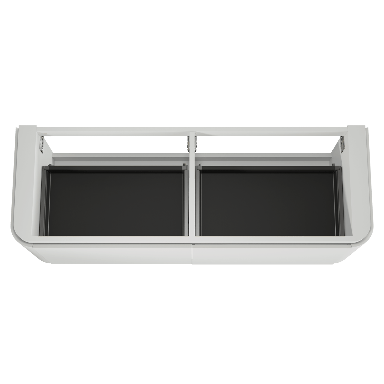 Balmani Moon zwevend wastafelonderkast 160 x 55 cm mat wit 4 lades