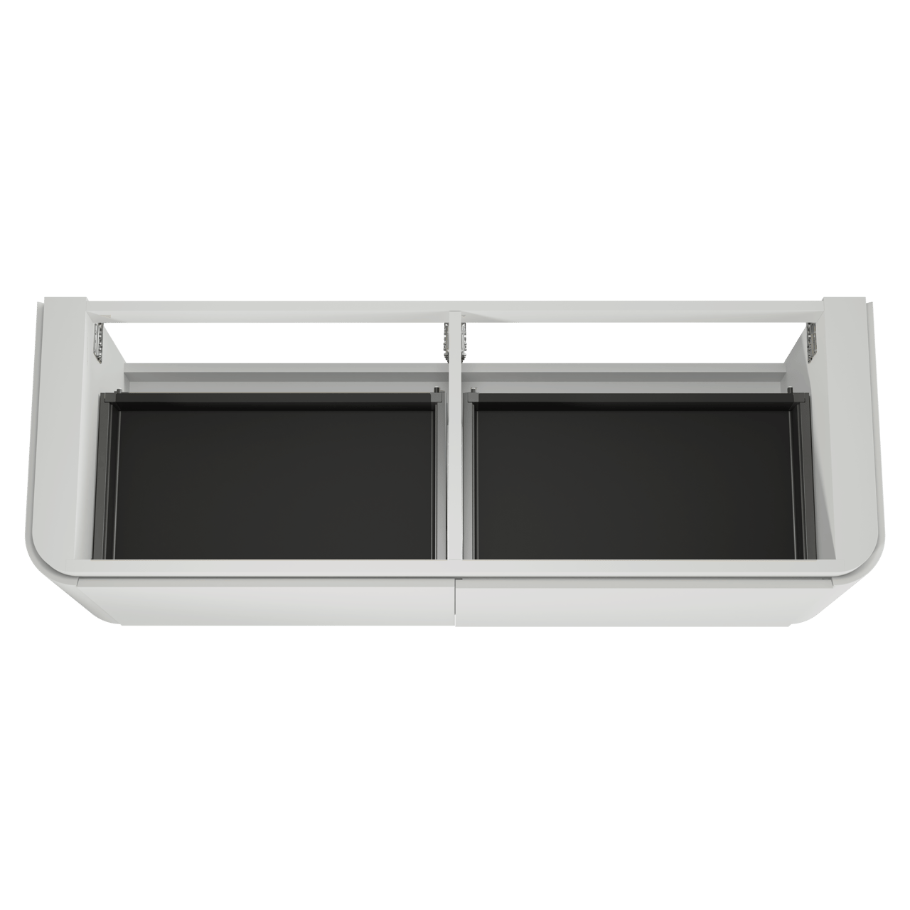 Balmani Moon meuble sous-lavabo suspendu 160 x 55 cm blanc mat 4 tiroirs