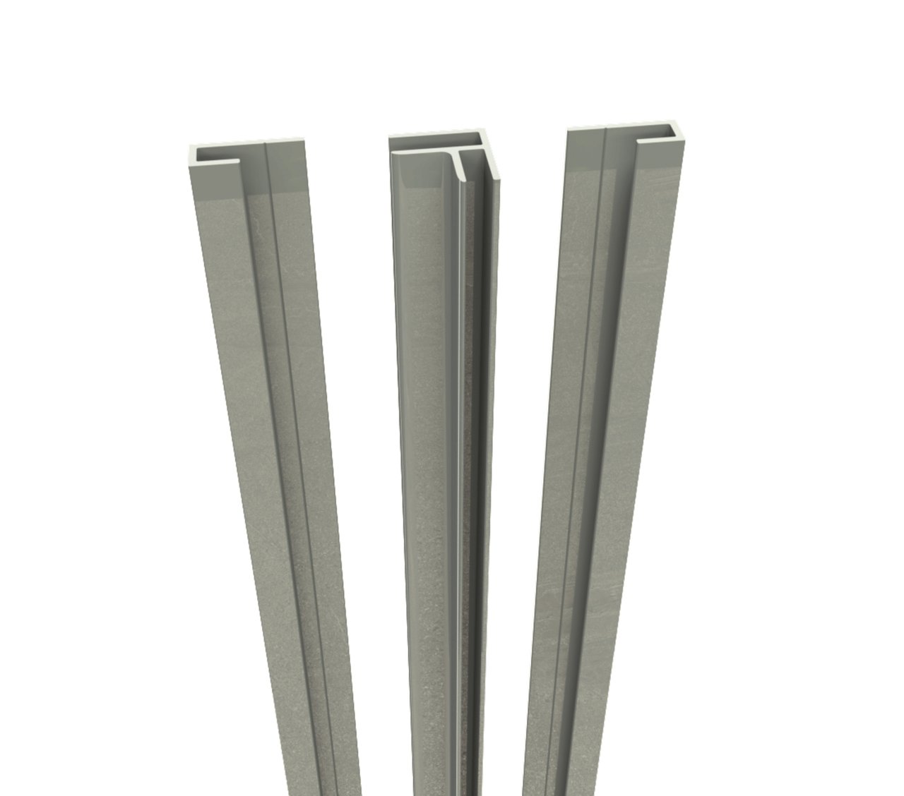 Linie Plato set douchewandbekleding met profielen 90 x 90 x 210 cm pvc Oregon