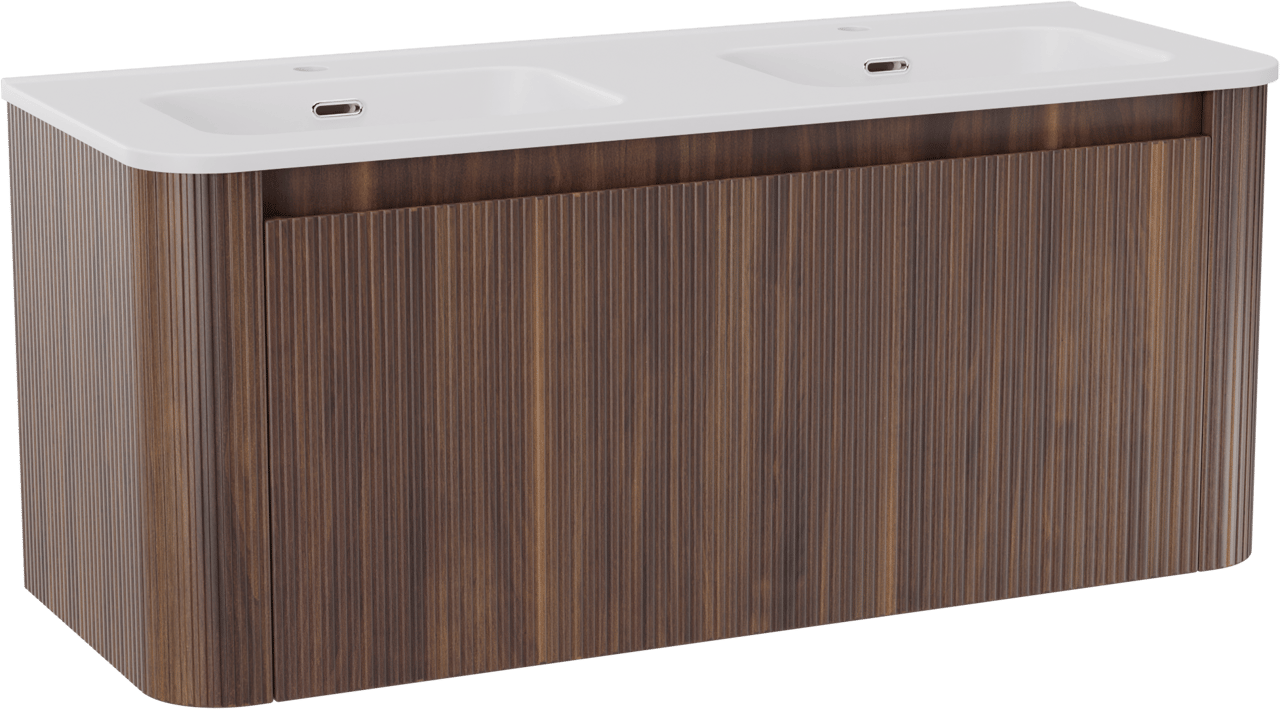 Storke Soft Badmöbel Set mit Kera Soft Waschtisch