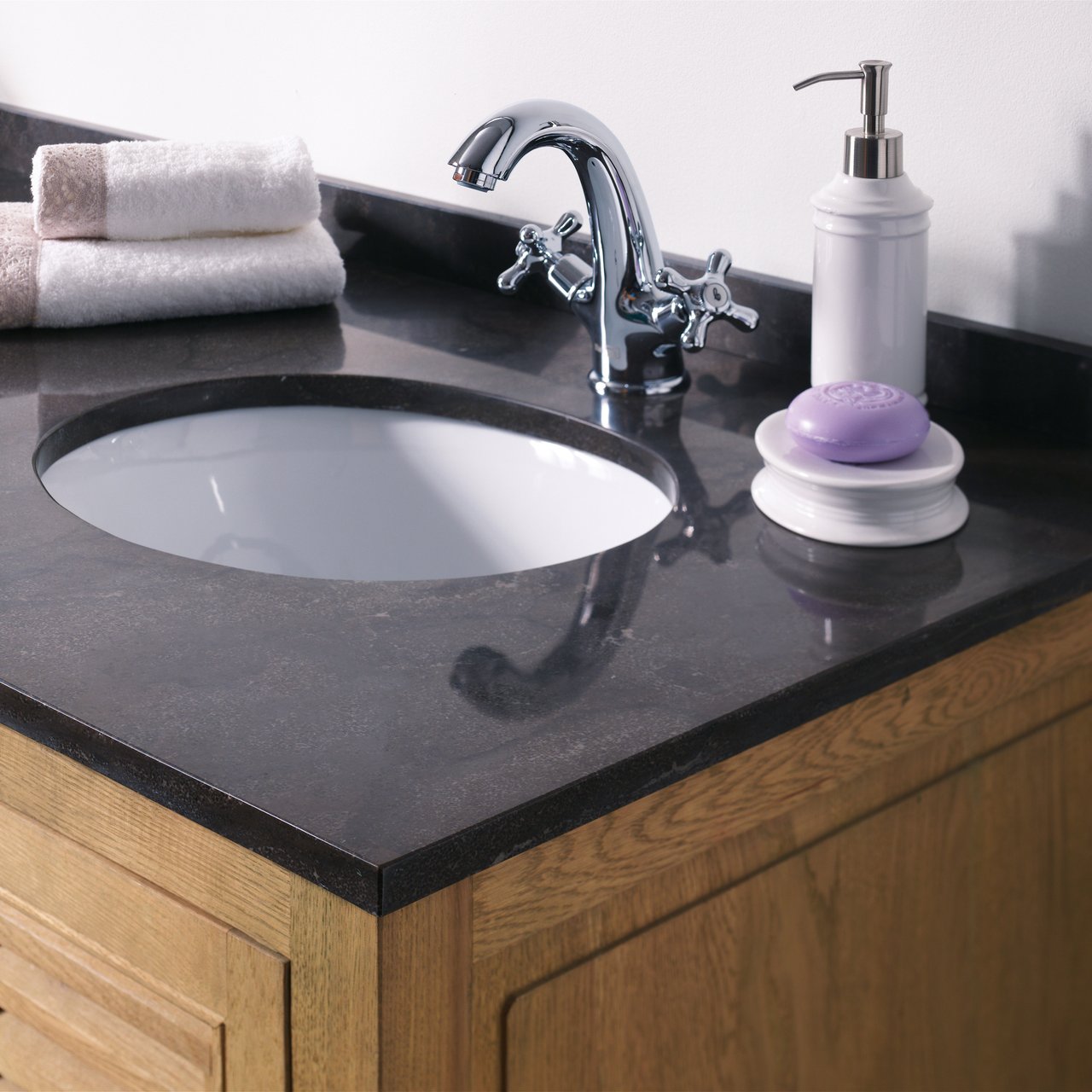 Blaufoss Star Waschbecken Armatur: Chrom glänzend