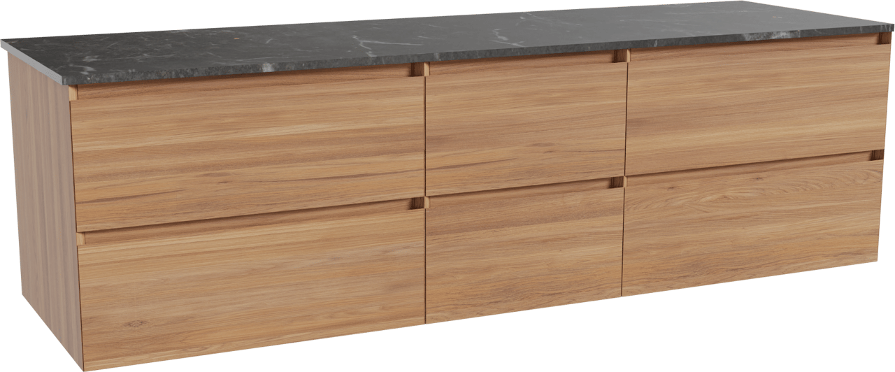 Balmani Mitra badkamermeubel met Stretto wastafelblad voor waskom(men)