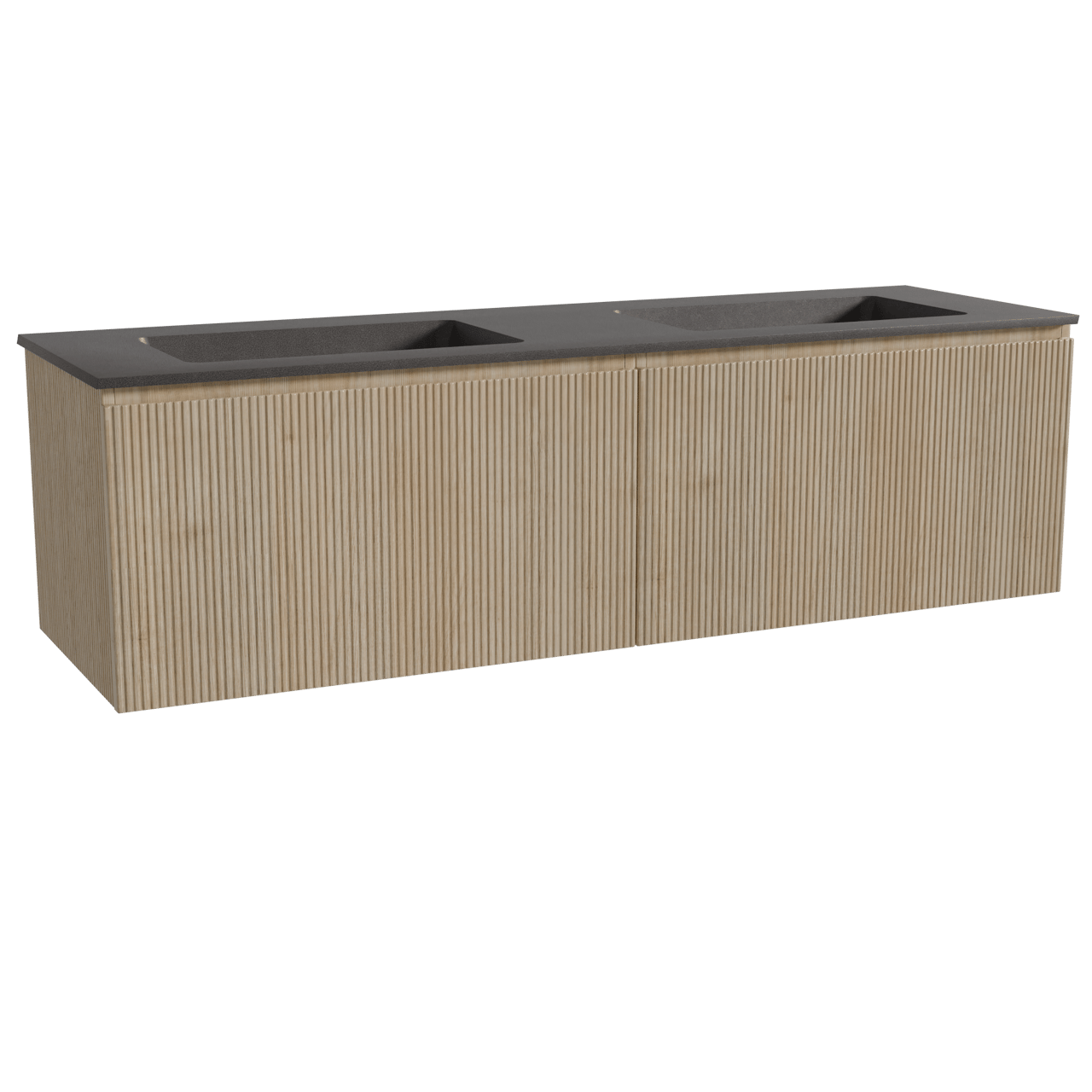 Storke Ribs badkamermeubel met Scuro wastafel