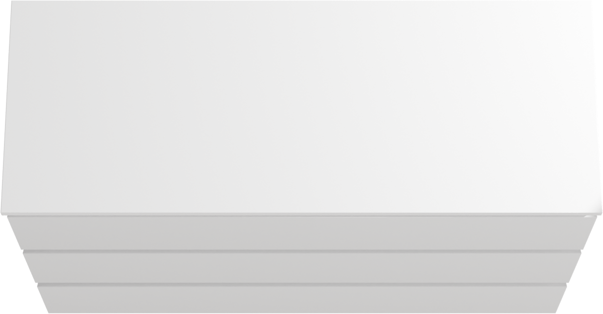 Linie Lado freistehendes Möbelstück Set: 120 x 46 cm, Weiß matt, mit Lado Doppel Waschtischplatte, Marmorkomposit Weiß matt