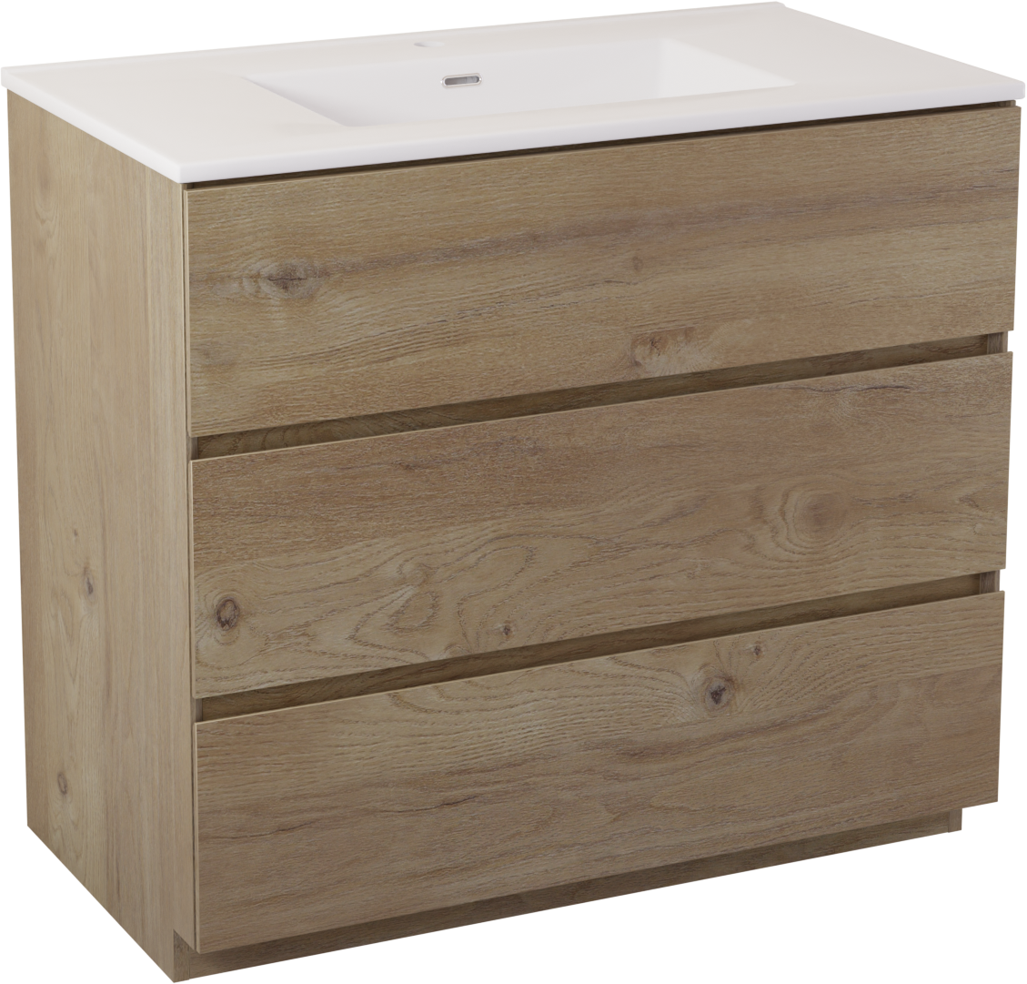 Storke Edge badkamermeubel met Kera Wastafel