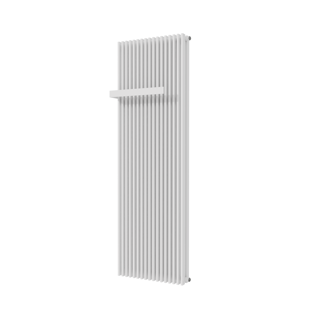 Vipera Corrason doppelter Badheizkörper, 60 x 180 cm, Zentralheizung, weiß glänzend, Seiten- und Mittelanschluss, 3.468W