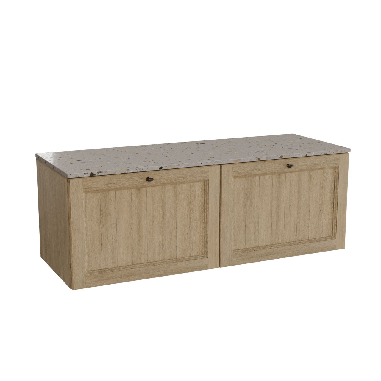 Balmani Lemon Badmöbel mit Stretto Waschtischplatte für Aufsatzwaschbecken