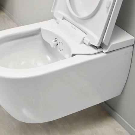 Villeroy & Boch ViClean-I200 Dusch-WC Weiß Glänzend ohne Spülrand