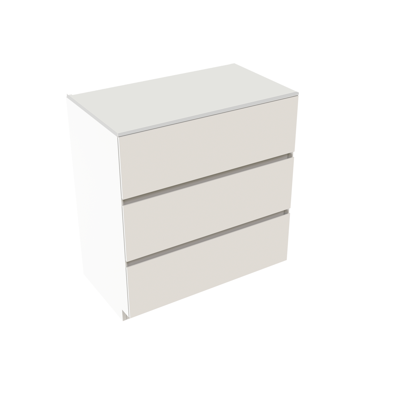 Storke Edge meuble salle de bains à poser 80 x 46 cm blanc mat avec Tavola tablette simple en solid surface blanc mat