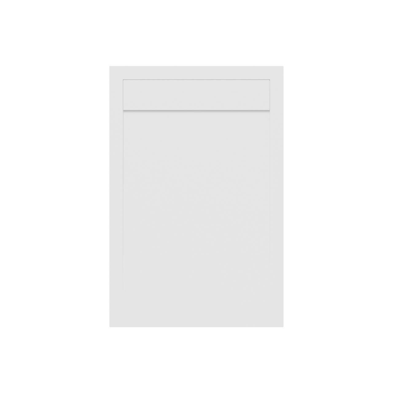 Luca Varess Dandy Duschwanne: 120 x 80 cm, Marmorkomposit, Weiße Steinstruktur, matt