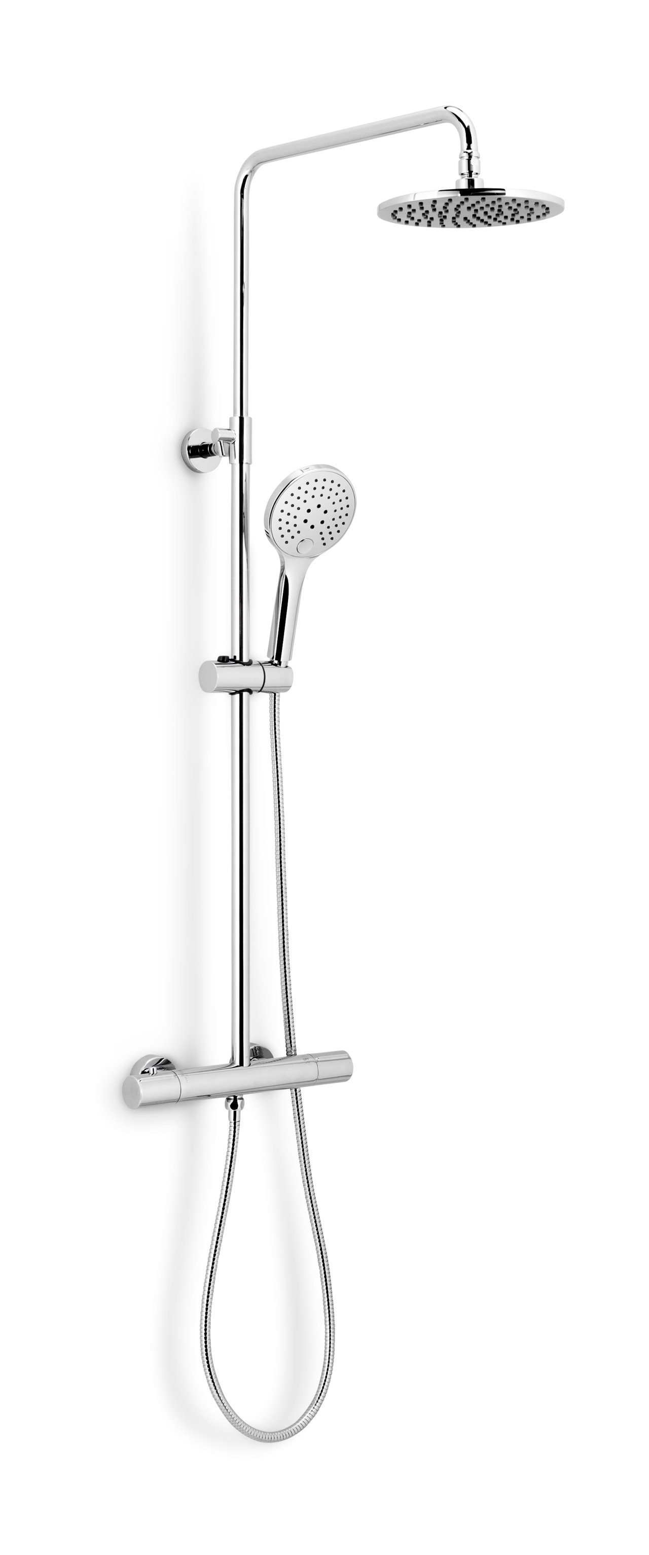 Blaufoss Orion 200 colonne de douche de pluie mitigeur thermostatique chrome brillant