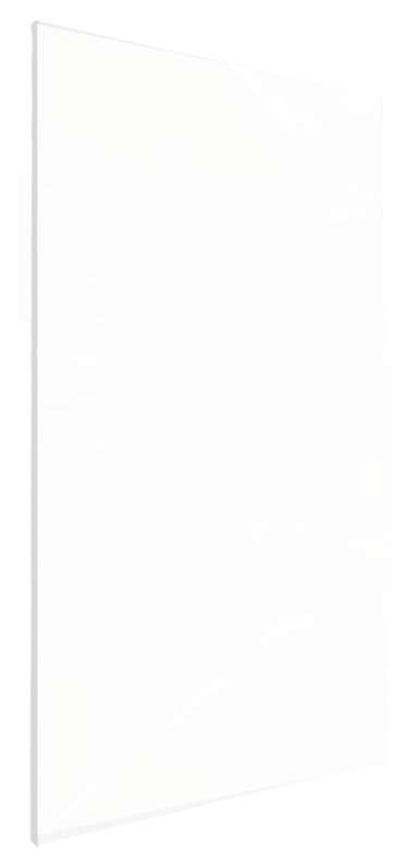 Linie Wall Duschrückwand: 140 x 220 cm, Acryl, Weiß Glänzend