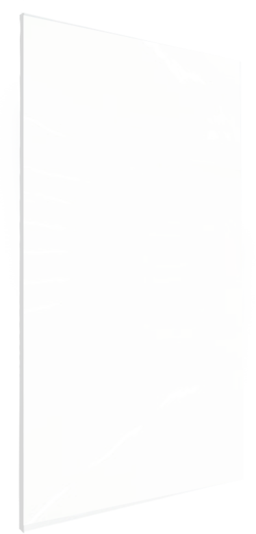 Linie Wall panneau mural de douche 140 x 220 cm acrylique Blanc Brillant