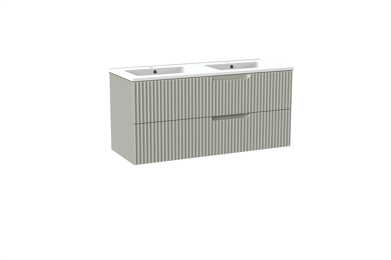 Linie Ribbo meuble salle de bains avec lavabo Vano