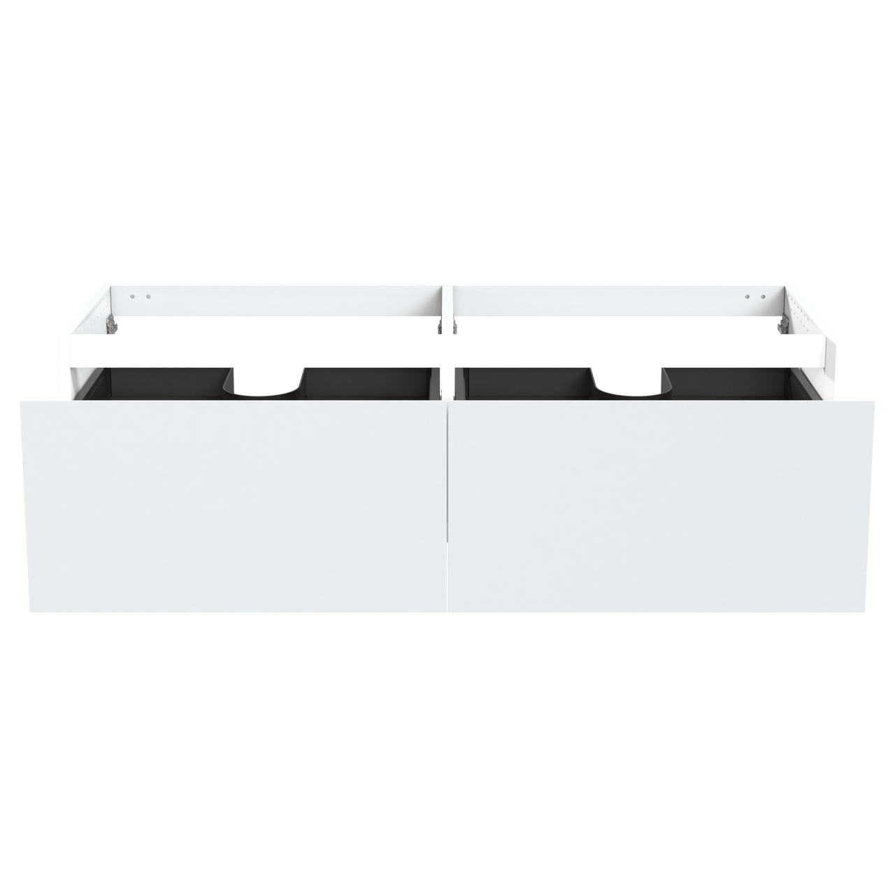 Balmani Idra meuble sous-vasque suspendu 180 x 55 cm blanc mat 4 tiroirs