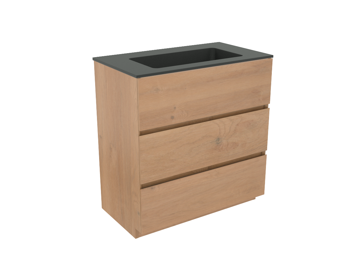 Storke Edge Badmöbel Set mit Scuro Waschtisch