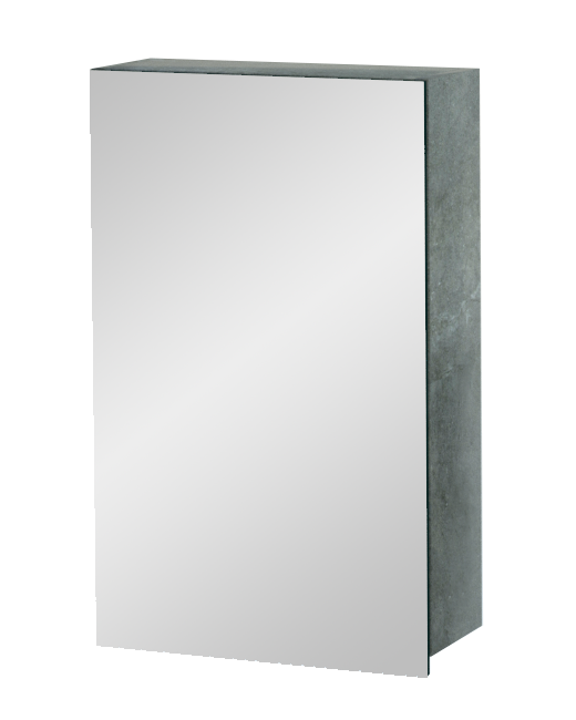 Balmani Lucida spiegelkast 45 x 72 cm beton donkergrijs