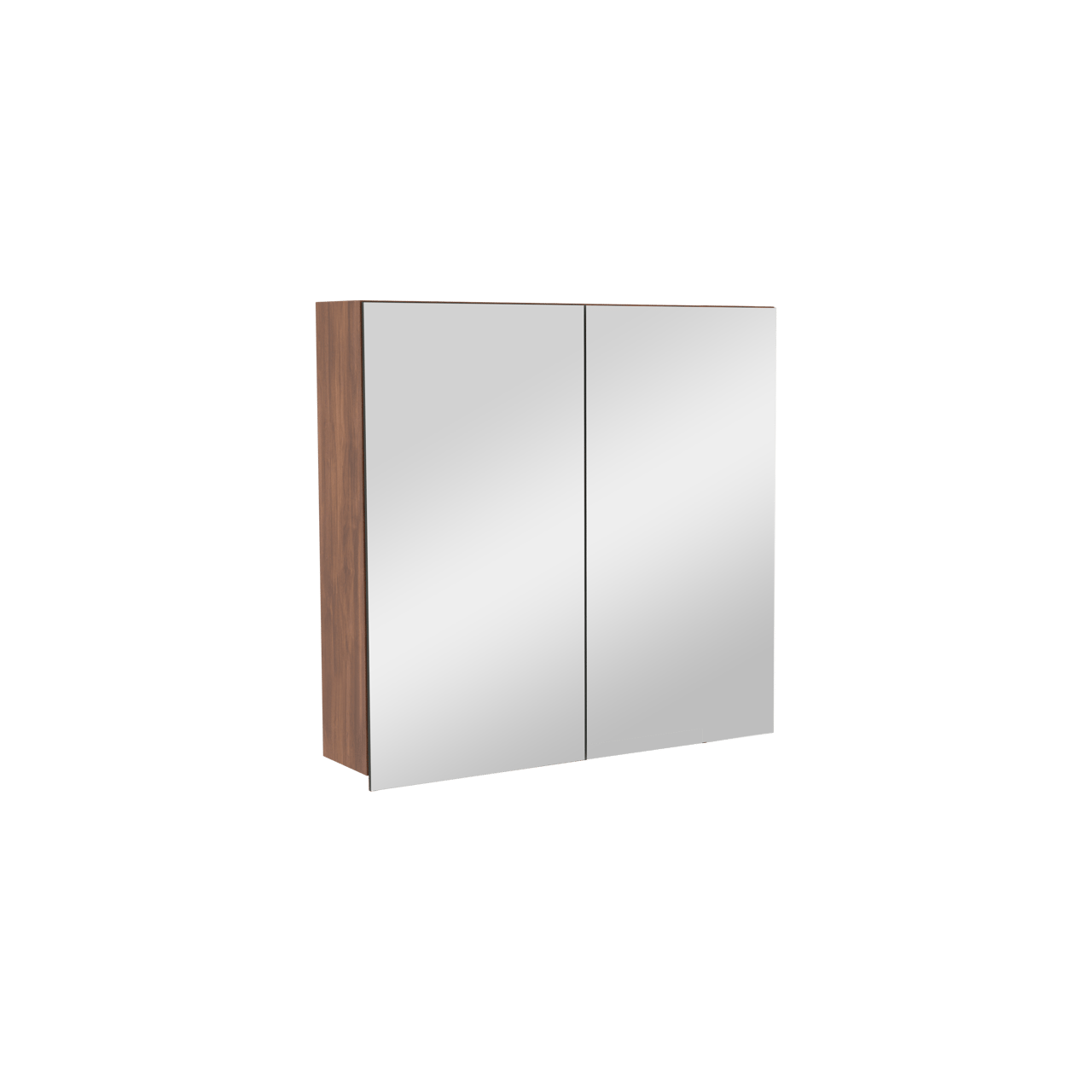 Balmani Lucida Spiegelschrank, 75 x 72 cm, Nussbaum