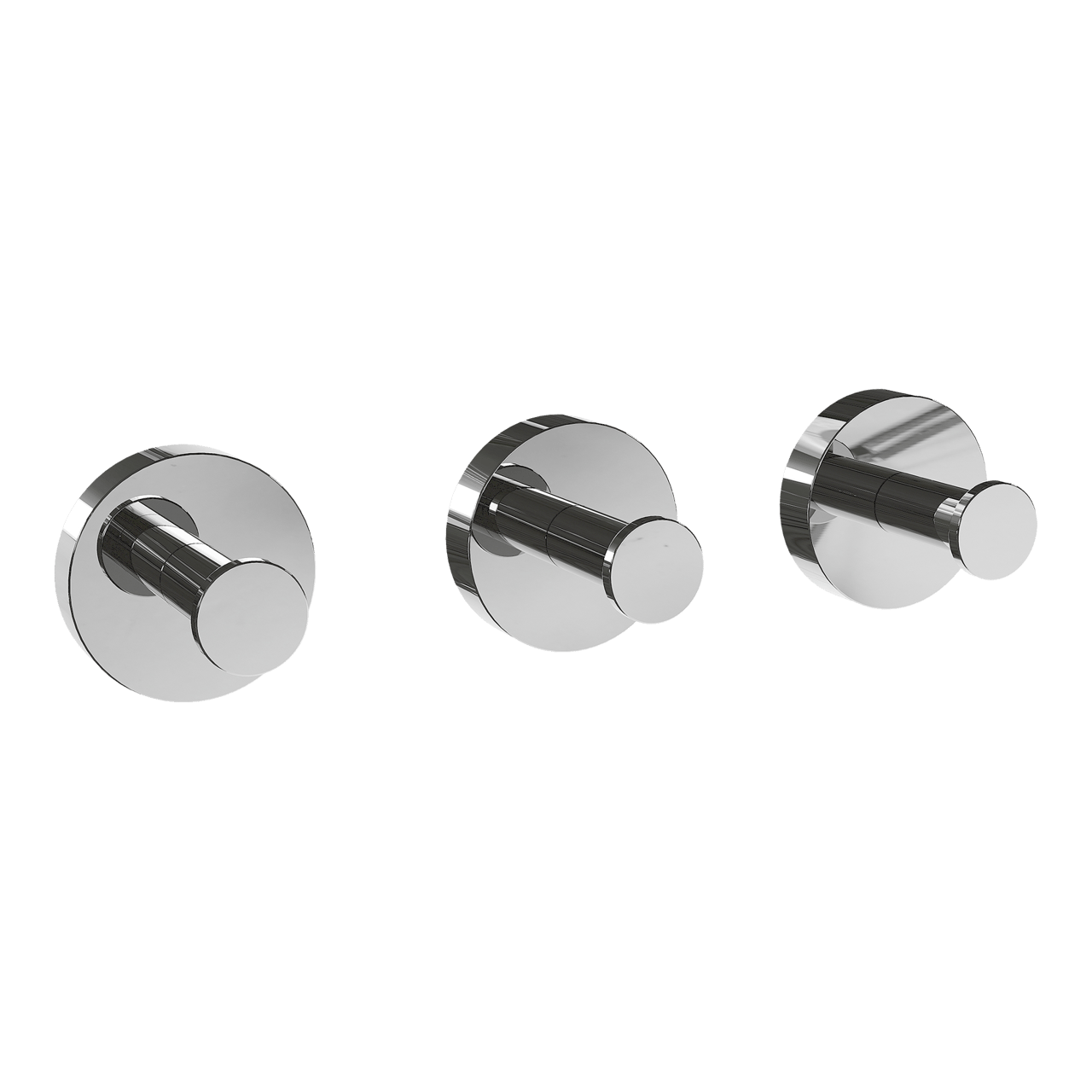 Blaufoss Harmony set crochets 3 pièces chrome