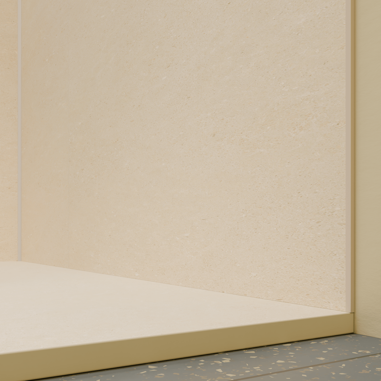 Luca Varess Suite Duschwanne 180 x 90 cm Marmorkomposit Dizzy Cream