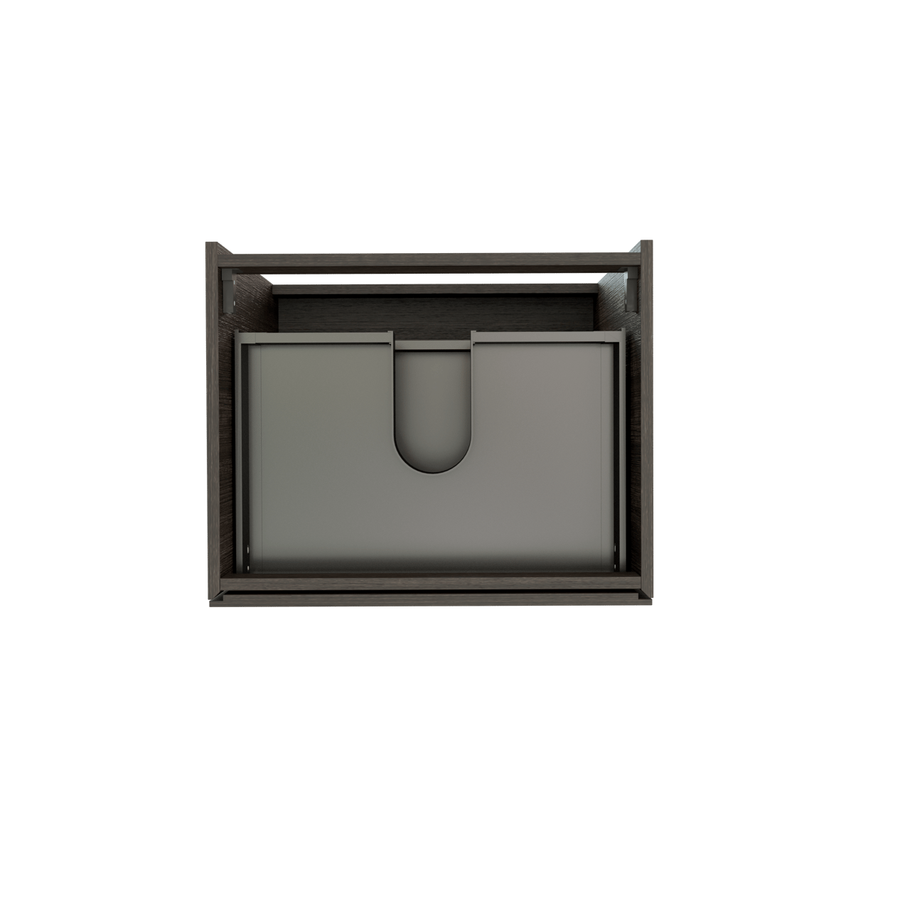 Storke Edge staande wastafelonderkast 65 x 52 cm donkere eik 3 lades