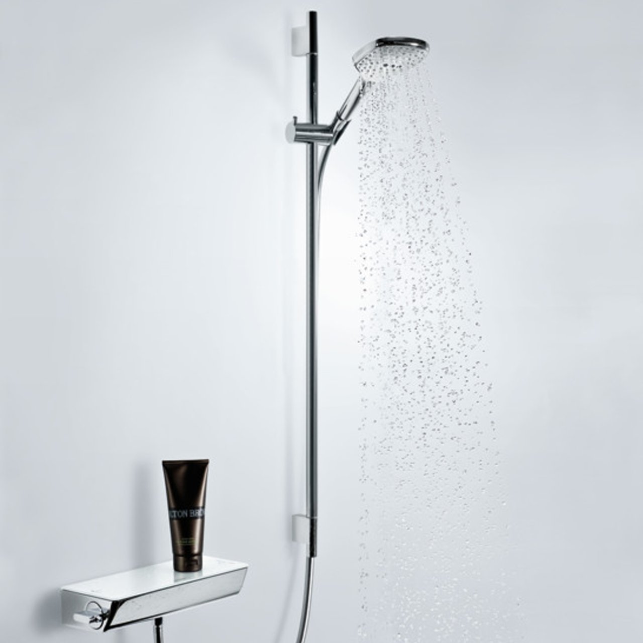 Hansgrohe Raindance Select E 120 Brauseset: 101 cm, 3 Strahlarten, Chrom glänzend