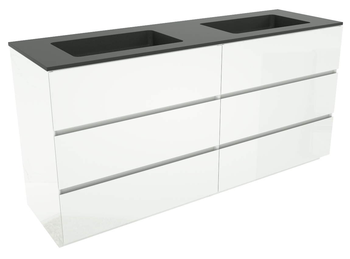 Storke Edge Badmöbel mit Scuro Waschtisch