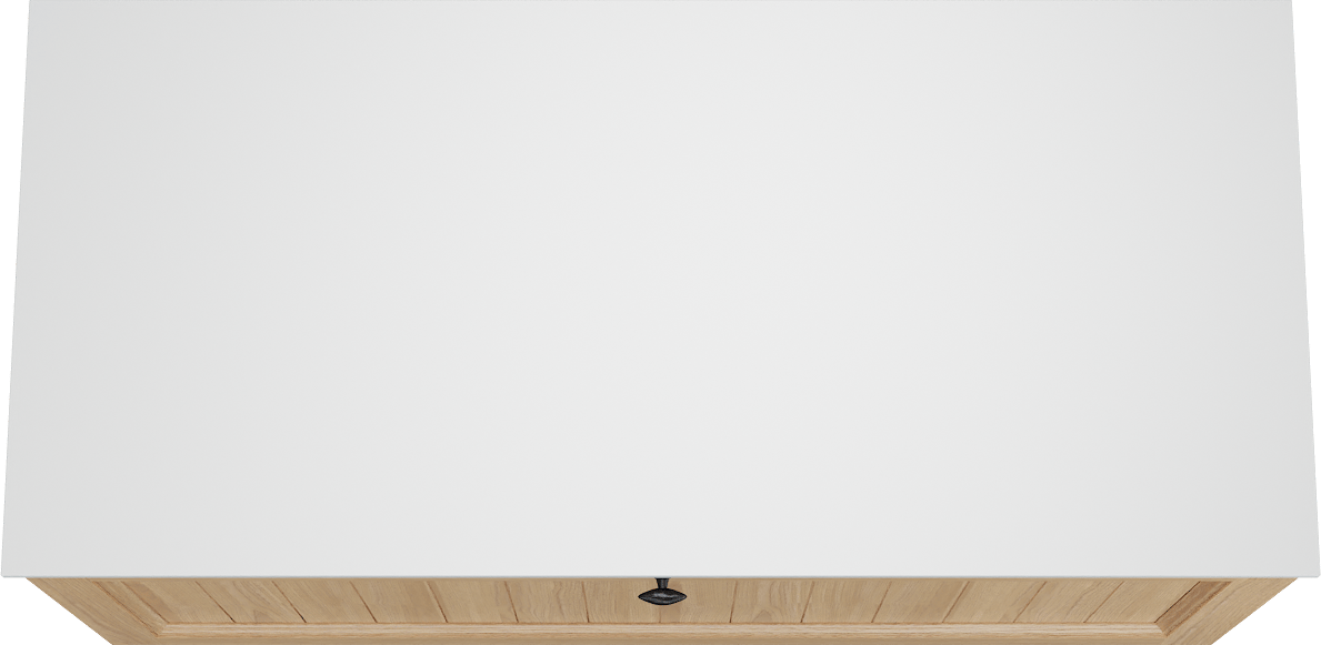Balmani Lemon zwevend badmeubel 120 x 55 cm, fineer naturel eiken met Stretto enkel of dubbel wastafelblad in mat wit