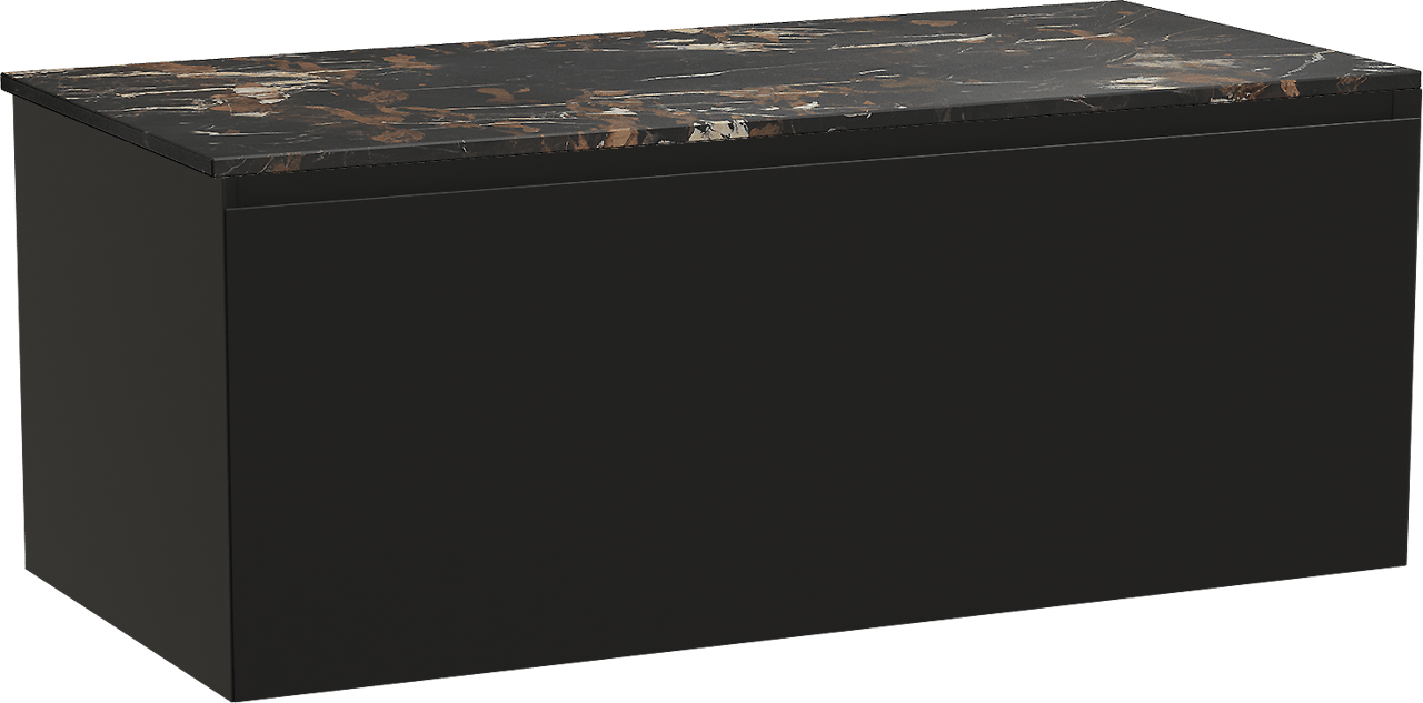 Balmani Idra badkamermeubel met Stretto wastafelblad voor waskom(men)