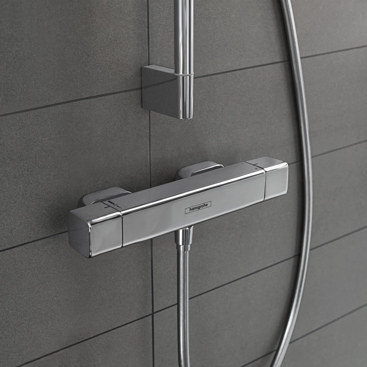 Hansgrohe Ecostat E Coolcontact thermostatische douchekraan Glanzend Chroom