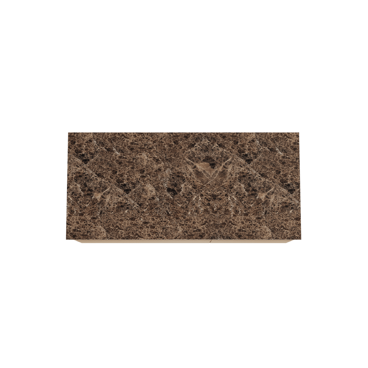 Balmani Mitra hängendes Möbelstück Set: 120 x 55 cm, Naturbelassene Eiche, mit Stretto Einzel- oder Doppel Waschtischplatte, Marmor Dark Emperador