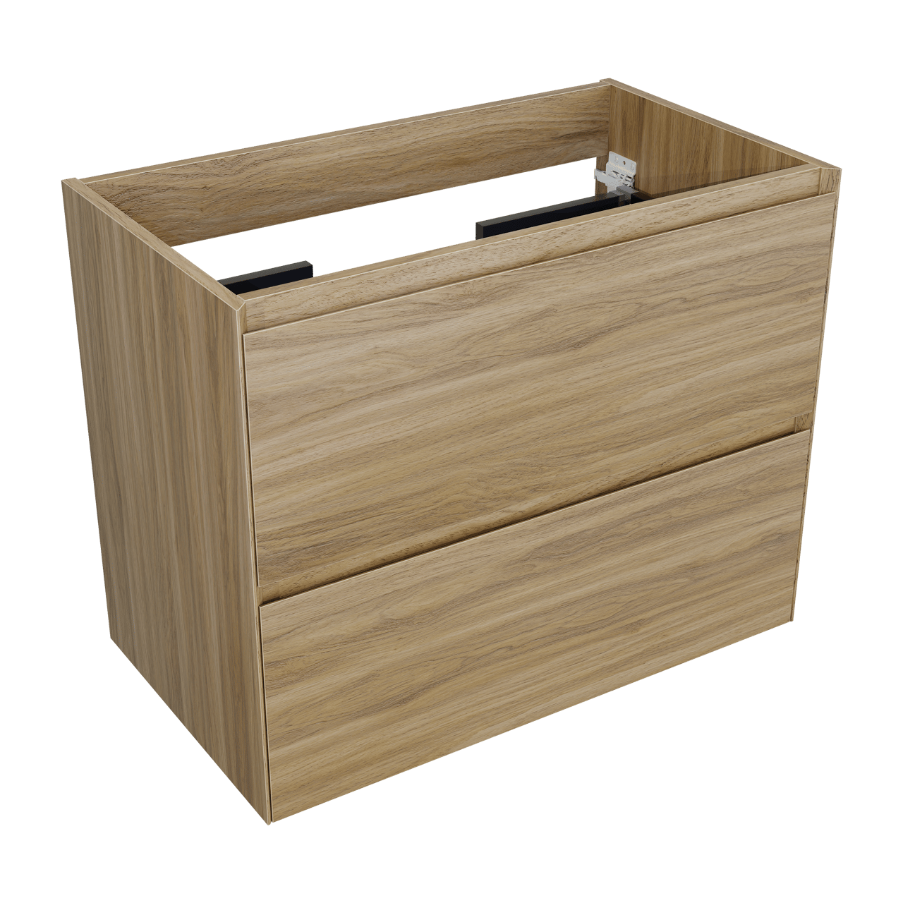 Balmani Mitra Compact meuble sous-vasque suspendu 80 x 46 cm chêne sauvage 2 tiroirs