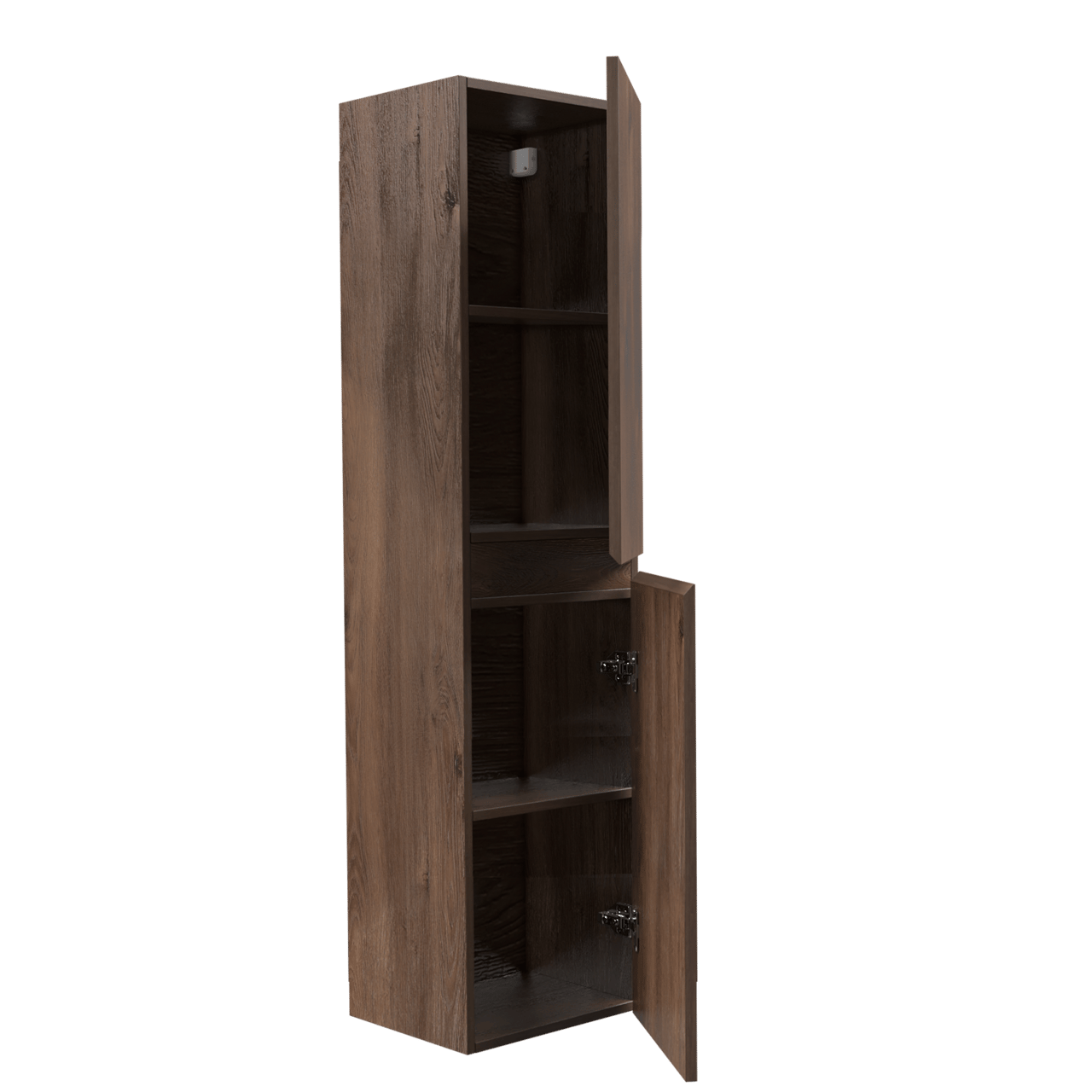 Linie Lado hängender Hochschrank zur Selbstmontage braune eiche 35 x 30 x 140 cm